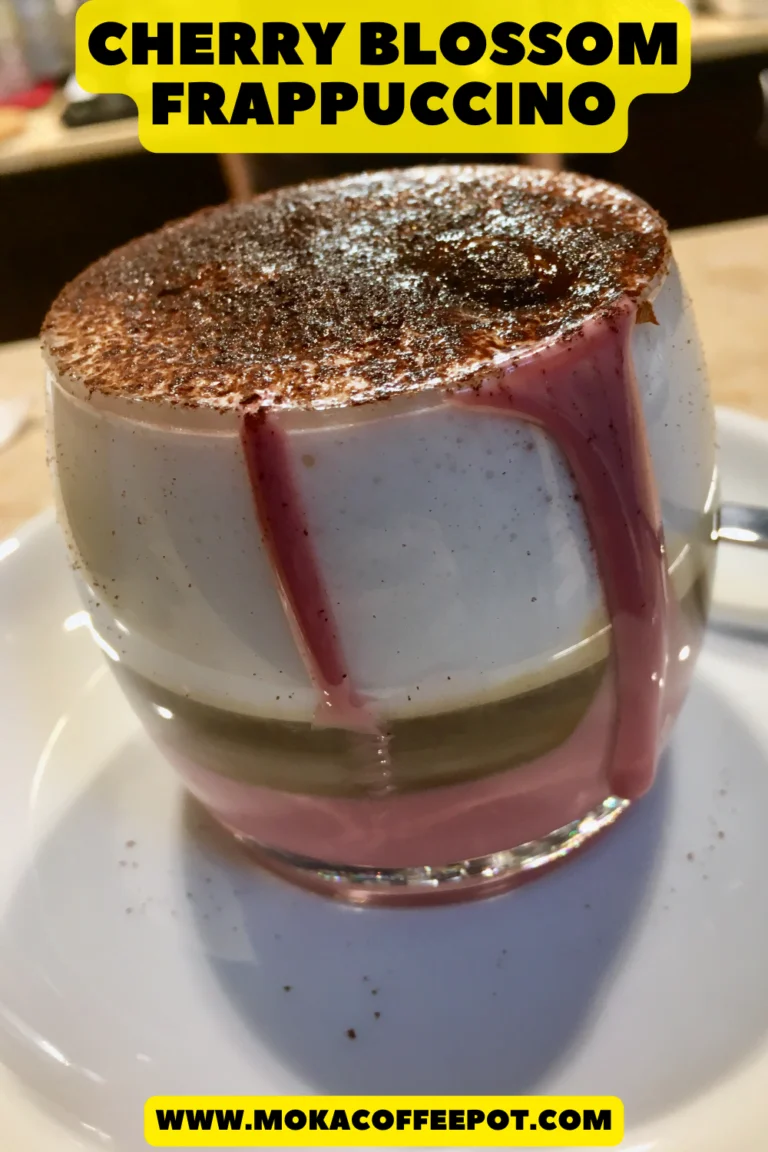 Cherry Blossom Frappuccino: Floral Frozen Bliss Cherry Blossom Frappuccino