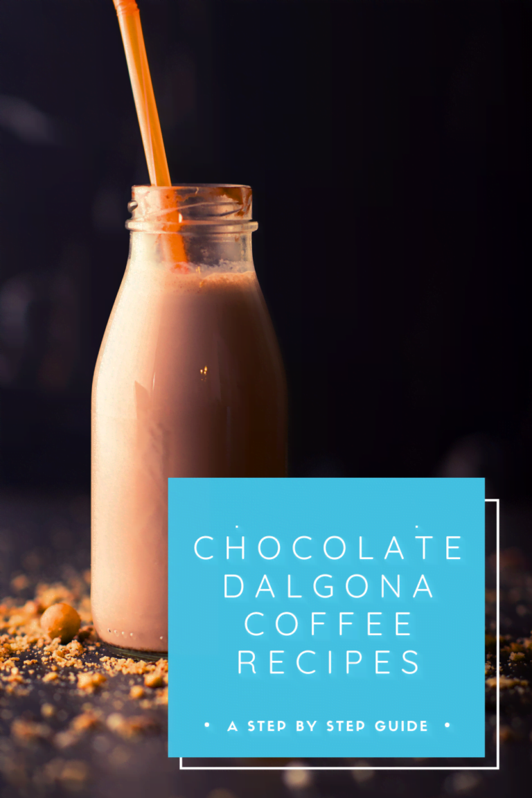 Chocolate dalgona coffee recipes