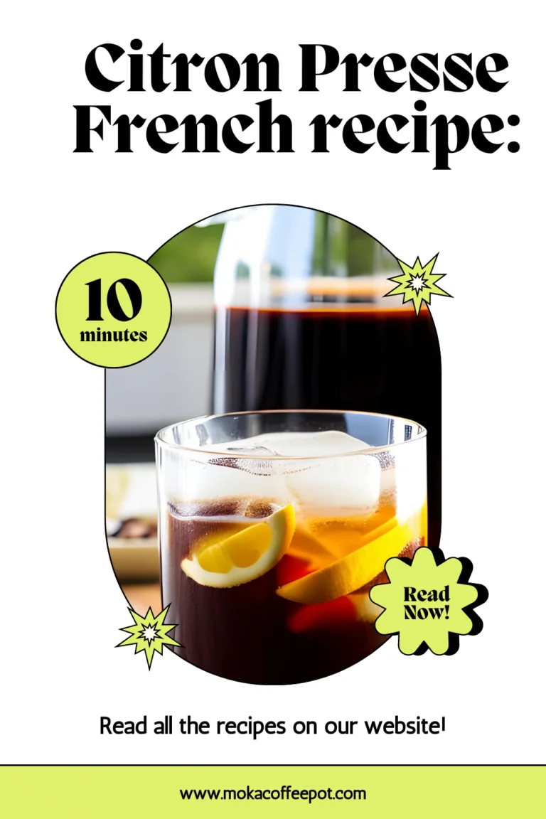 Citron Presse French recipe refreshing summer drink recipe