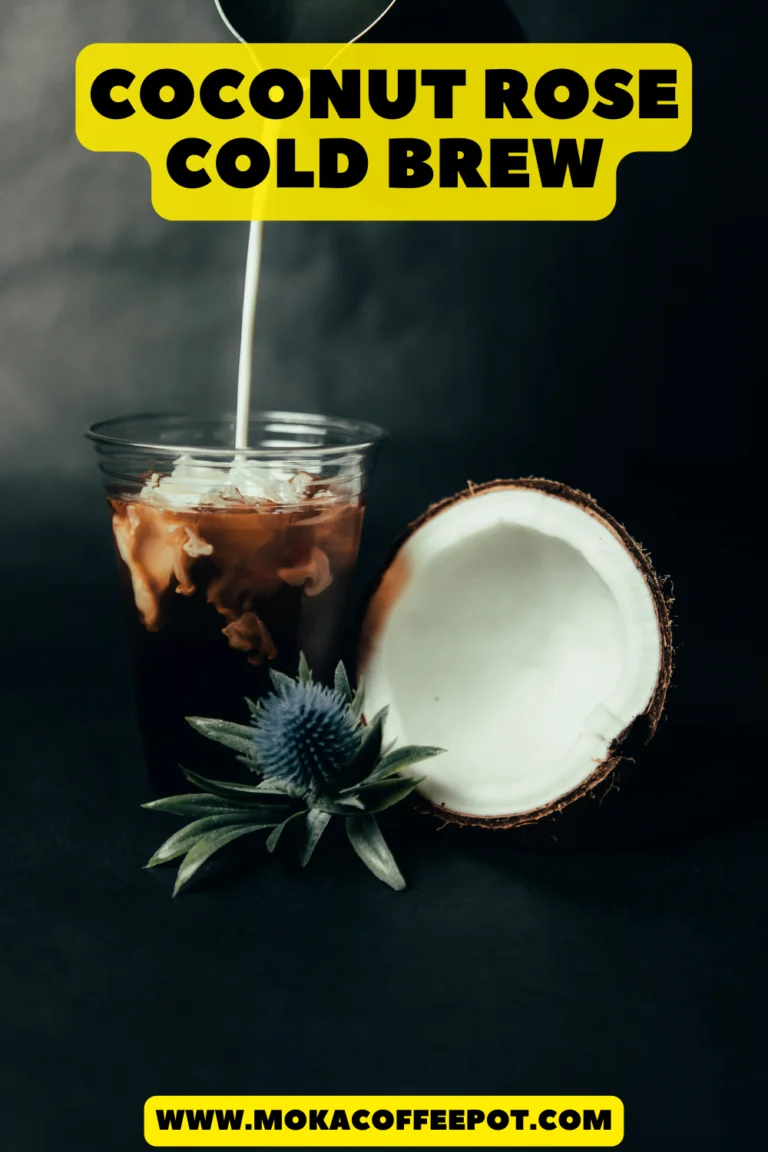 Coconut Rose Cold Brew: Tropical Petal Infusion