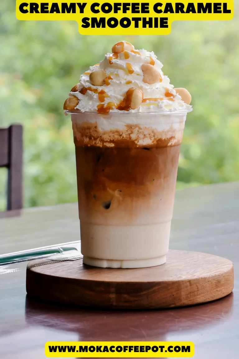 Creamy Coffee Caramel Smoothie