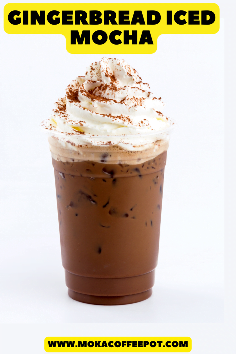 Gingerbread Iced Mocha: Festive Spice Indulgence