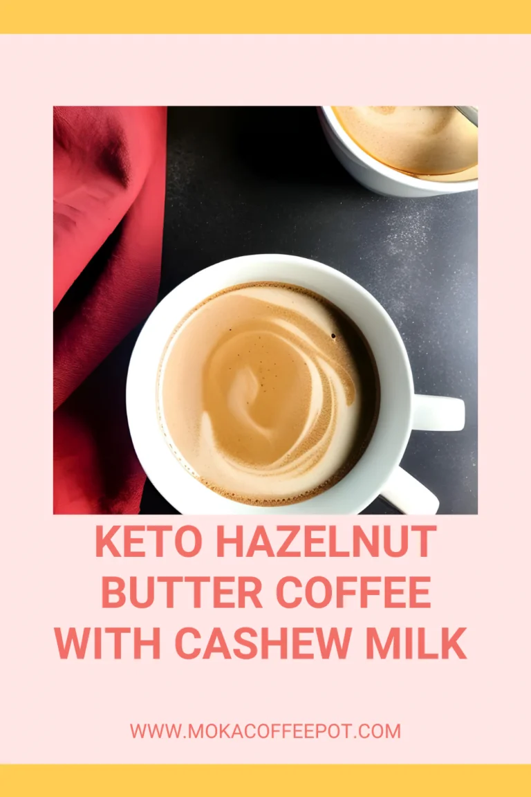 Keto Hazelnut Butter Coffee with cashew milk Keto Hazelnut Butter Coffee with cashew milk