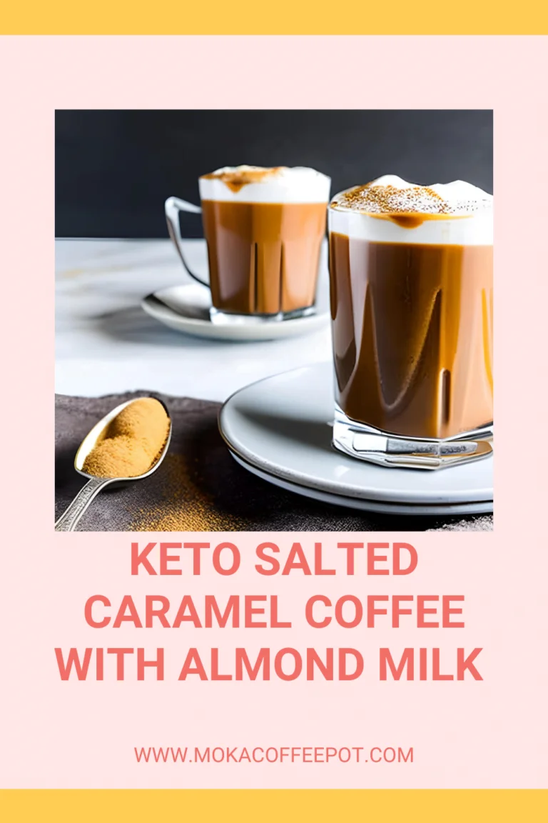 Keto Coconut Mocha with cashew milk Keto Salted Caramel Coffee with almond milk