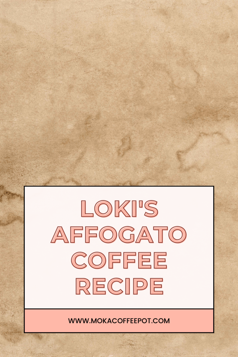 Loki’s Affogato coffee recipe