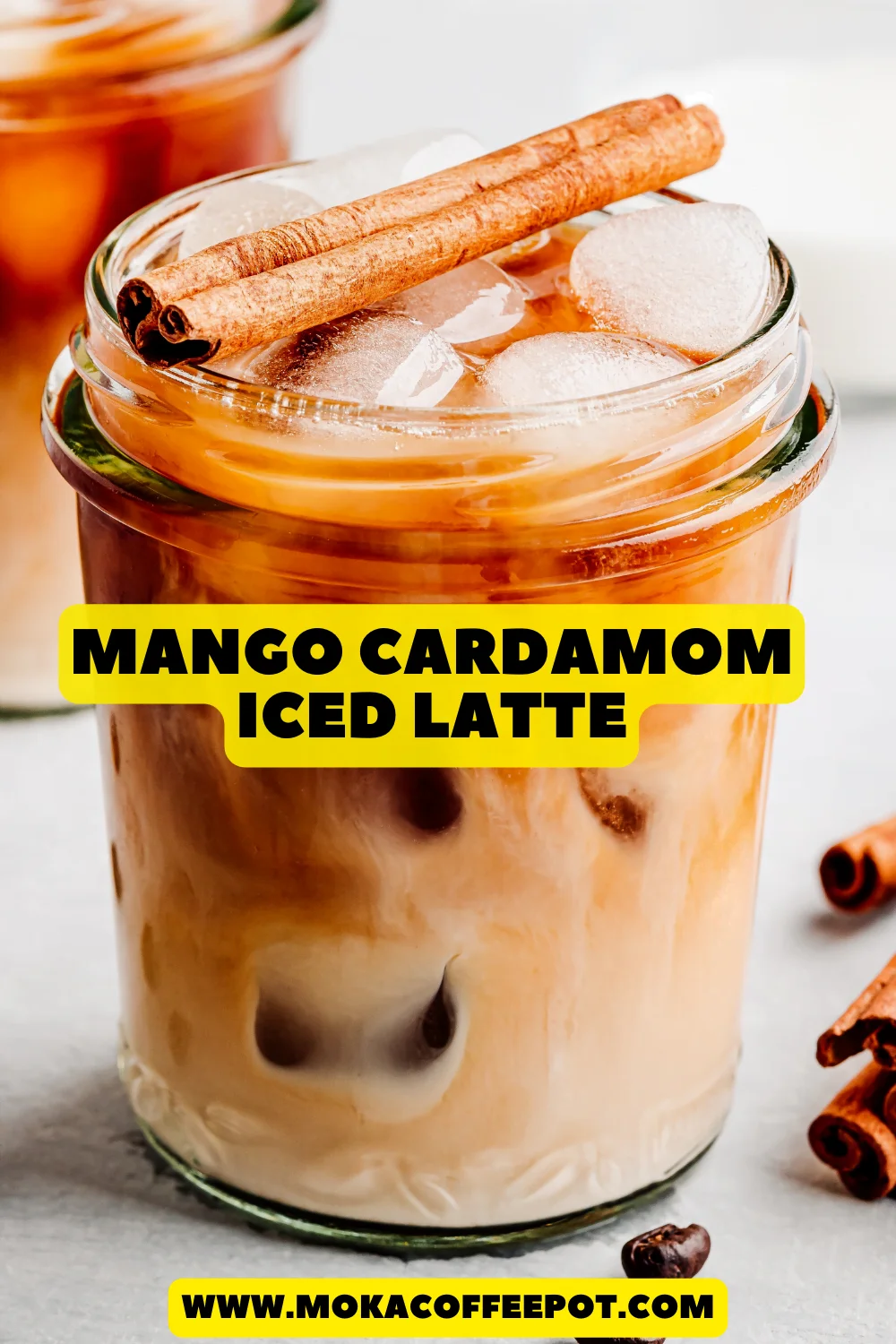 Mango Cardamom Iced Latte