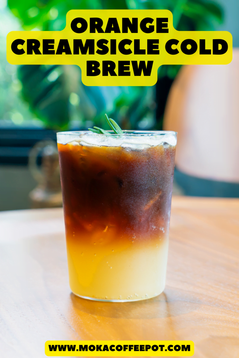 Orange Creamsicle Cold Brew: Zesty Creamy Delight