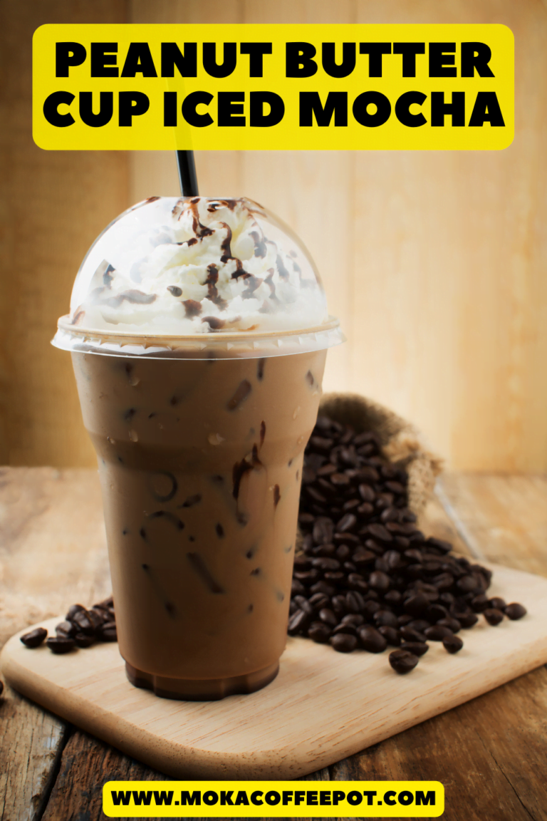 Peanut Butter Cup Iced Mocha: Nutty Chocolate Symphony