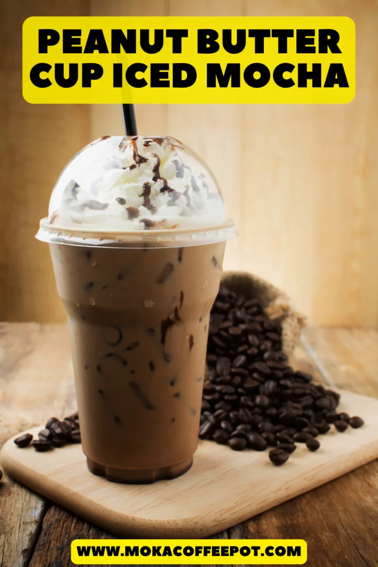 Peanut Butter Cup Iced Mocha