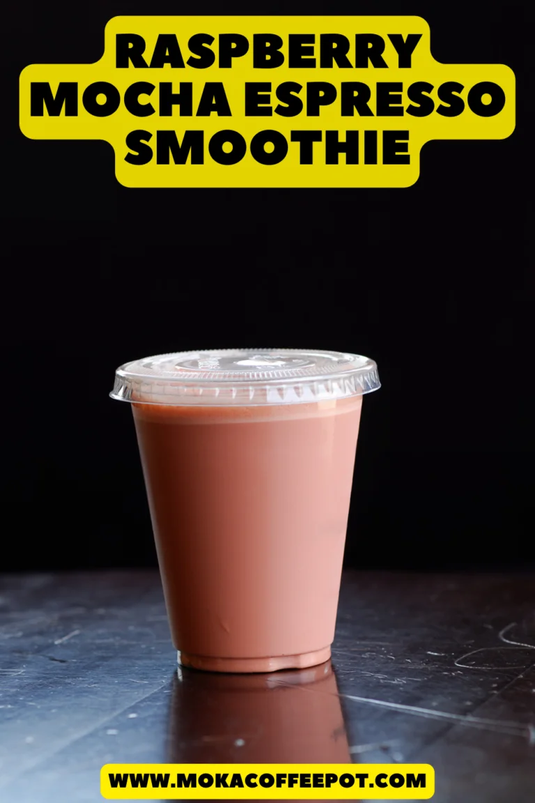 Raspberry Mocha Espresso Smoothie