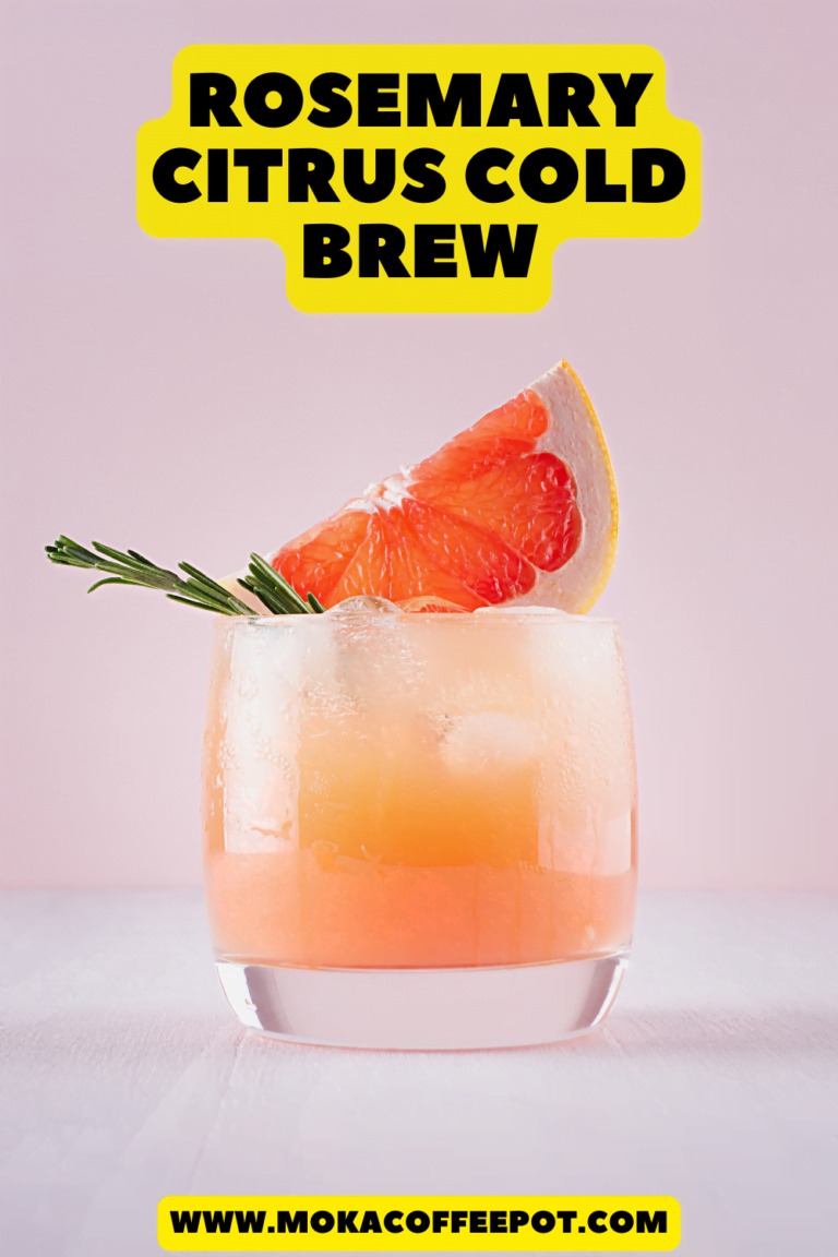 Rosemary Citrus Cold Brew: Herbaceous Citrus Infusion