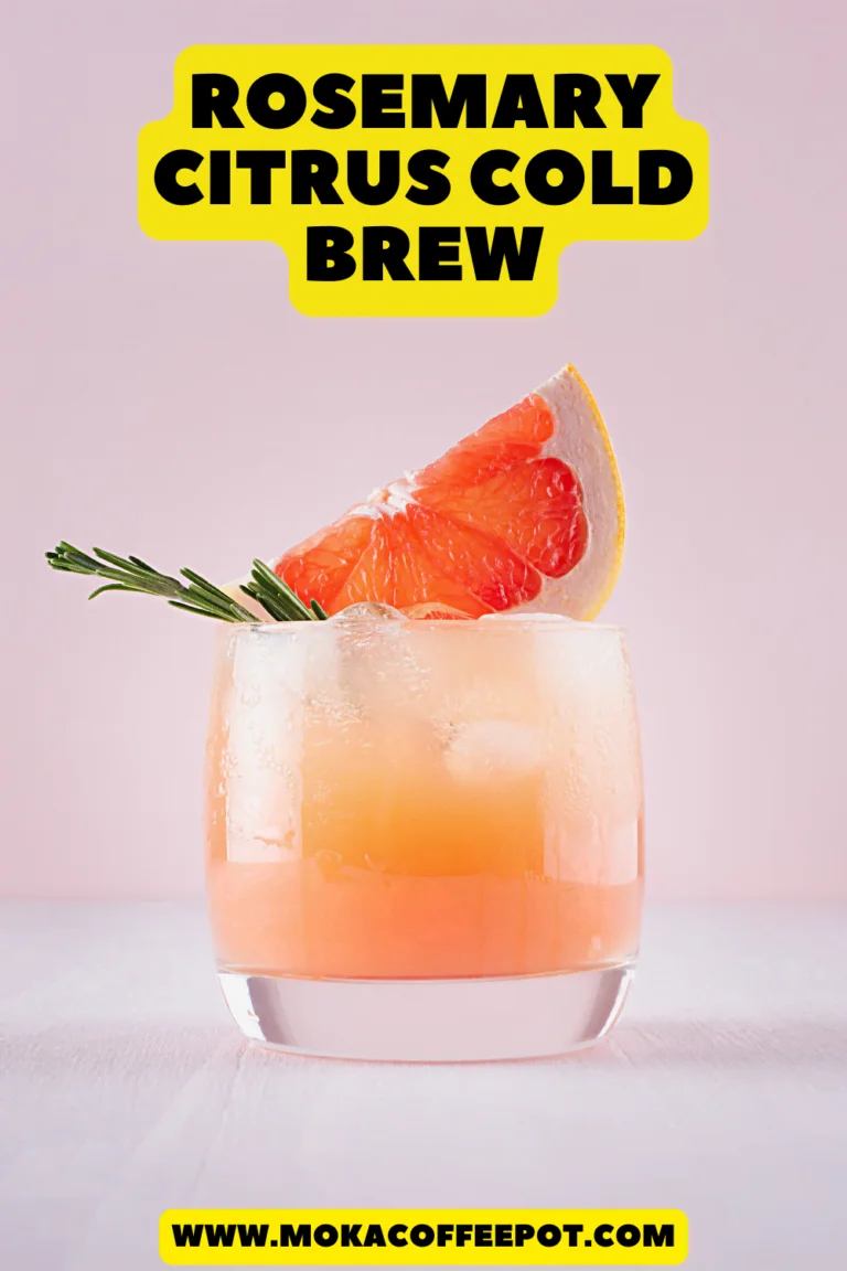 Rosemary Citrus Cold Brew: Herbaceous Citrus Infusion