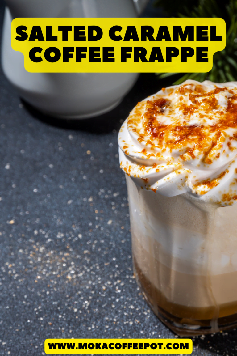 Salted Caramel Coffee Frappe