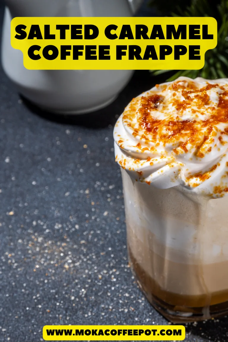 Salted Caramel Coffee Frappe