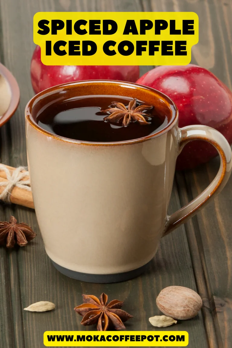 Spiced Apple Iced Coffee: Warm Fall Awakening Spiced Apple Iced Coffee