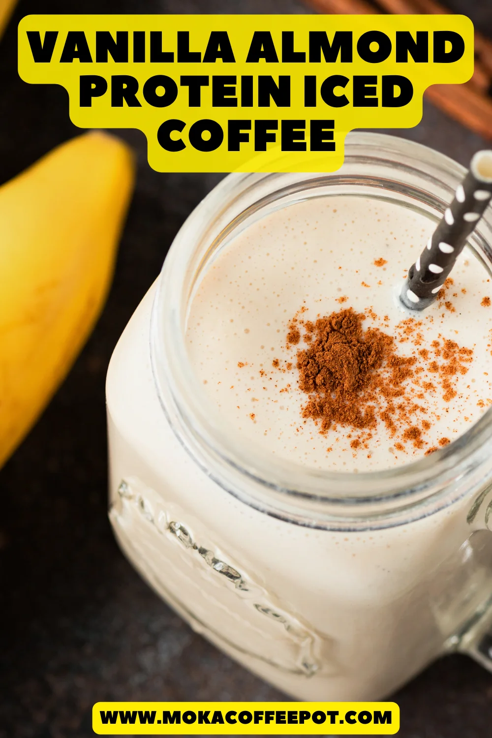 Vanilla Almond Protein Iced Coffee