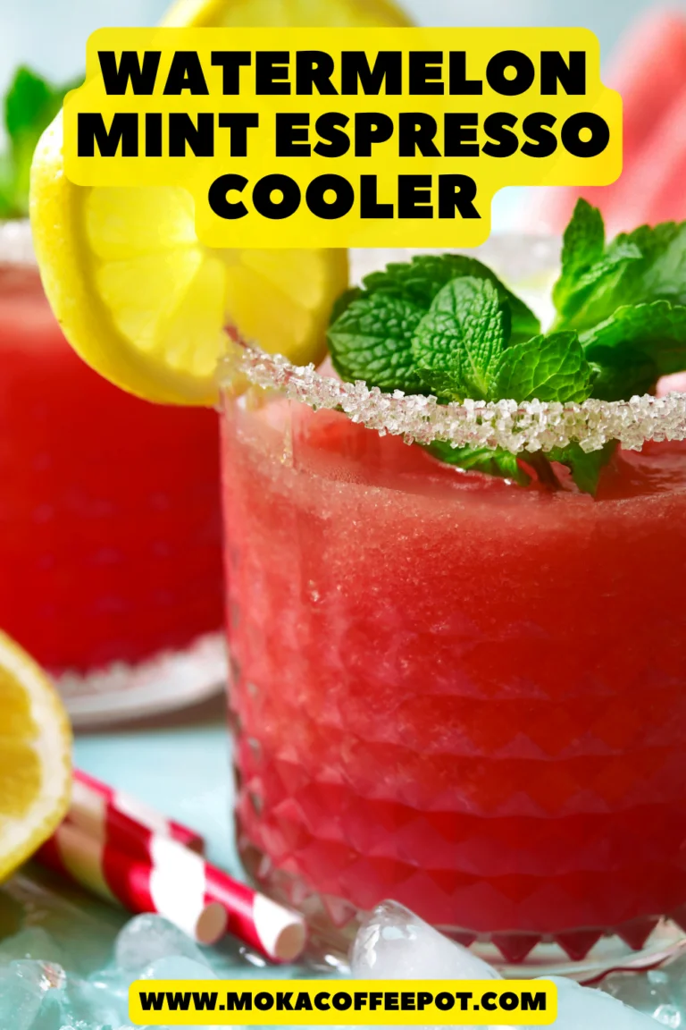 Watermelon Mint Espresso Cooler: Refreshing Melange Twist Watermelon Mint Espresso Cooler: Refreshing Melange Twist