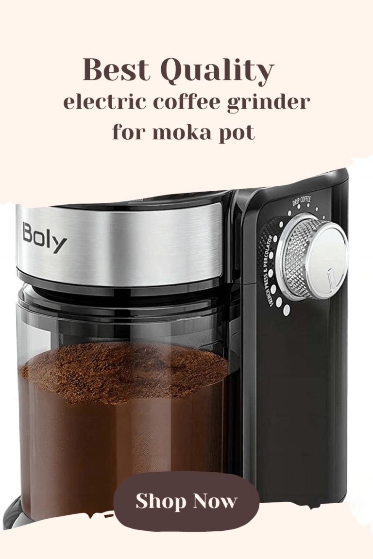 Best electric coffee grinder for moka pot : Grind to Perfection