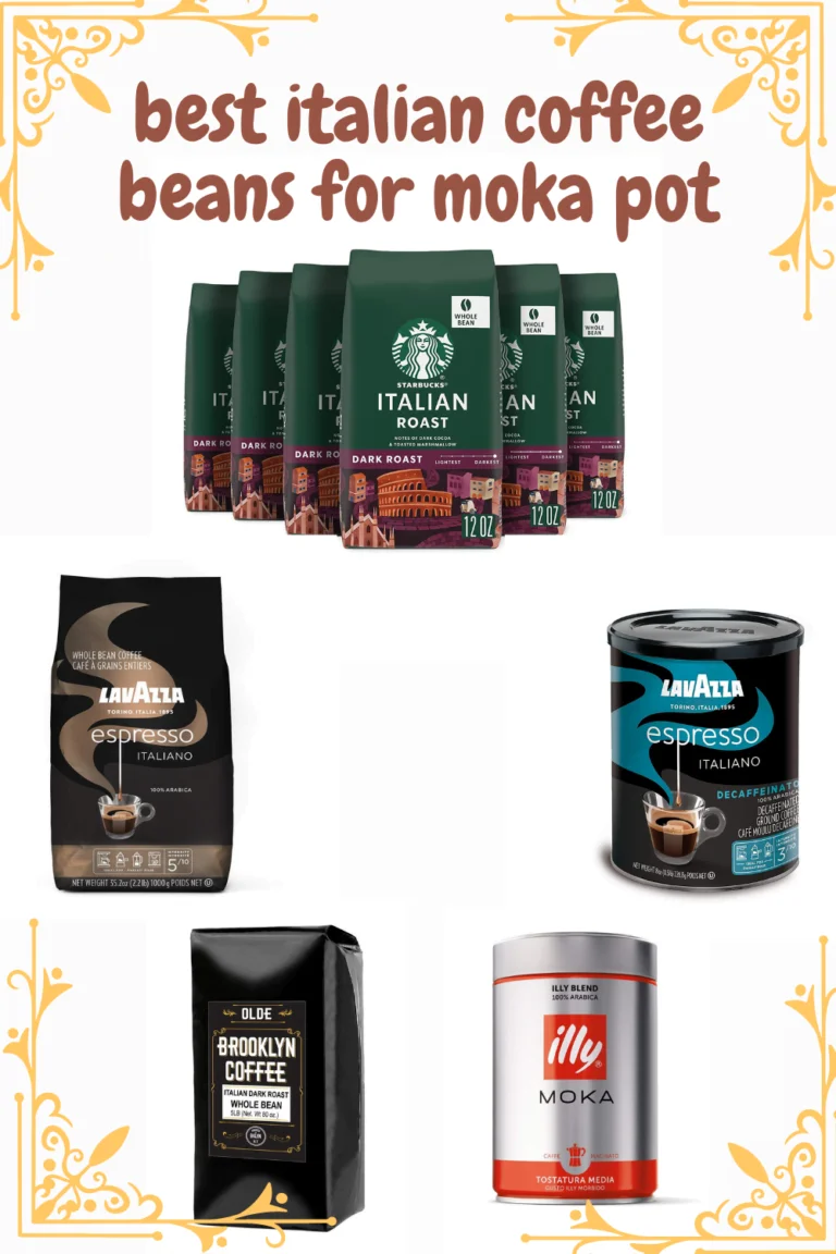 Best italian coffee for moka pot : Best of Italy Unveiled