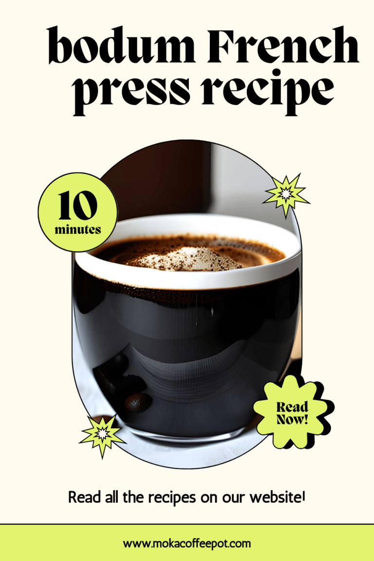 Bodum French press recipe: brewing instructions and tips