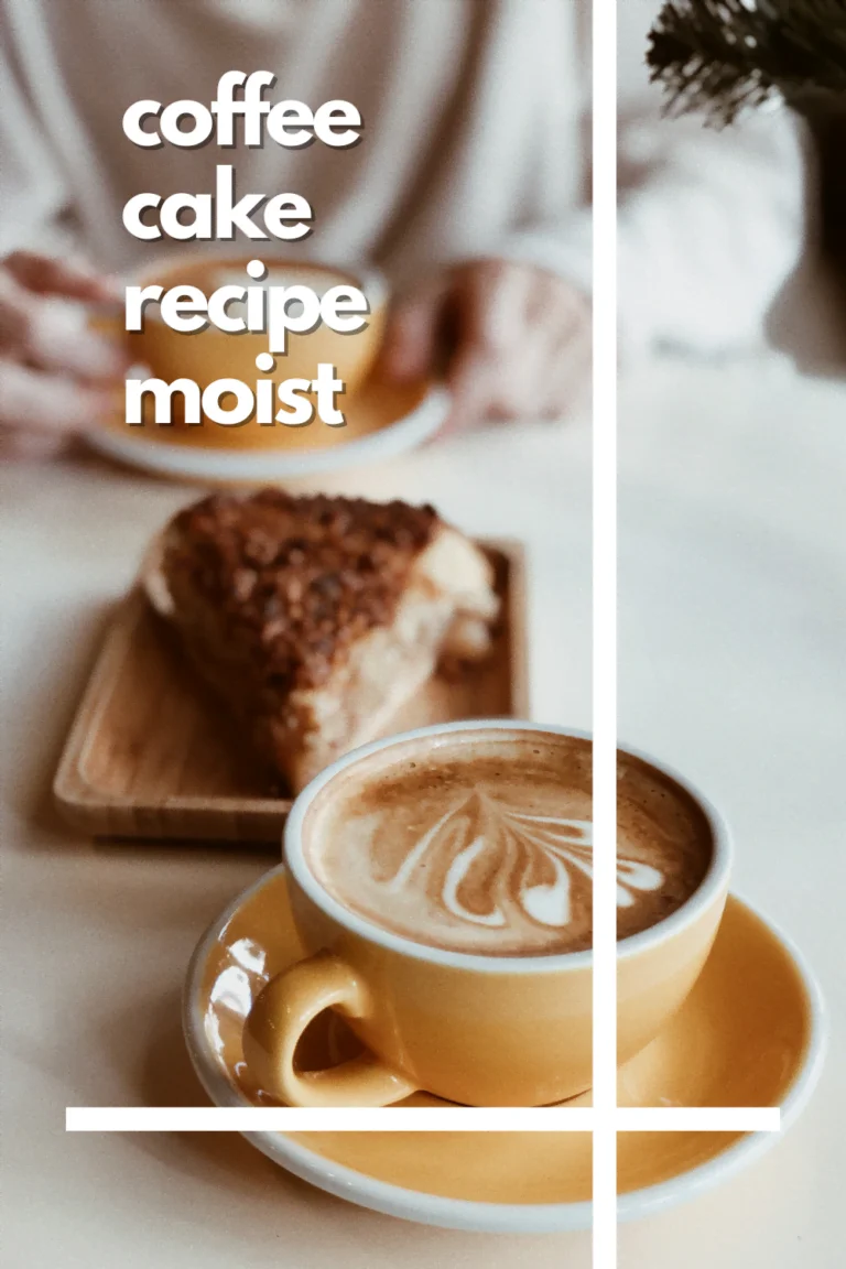 Moist Coffee Cake Recipe: Easy and Irresistible coffee cake recipe moist