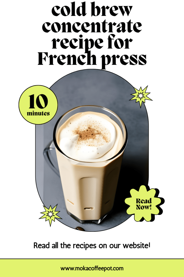 Cold brew concentrate recipe for French press Cold brew concentrate recipe for French press