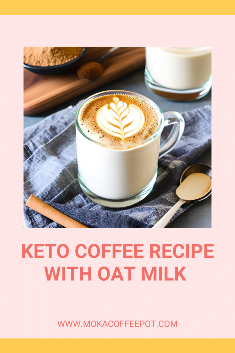 Keto coffee recipe with oat milk