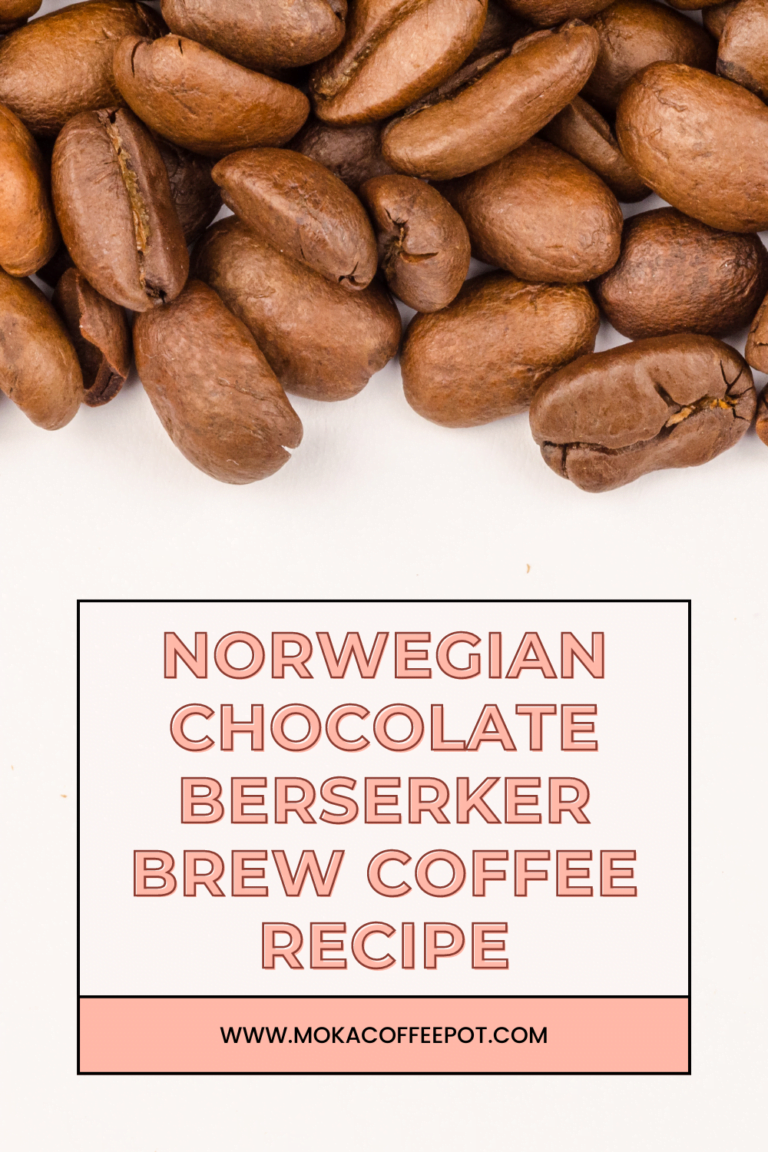 Norwegian chocolate Berserker Brew coffee recipe