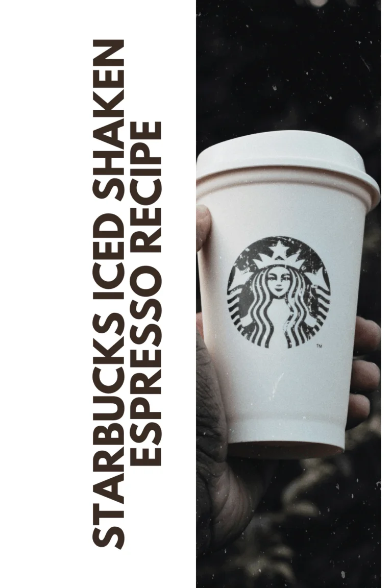 starbucks iced shaken espresso recipe