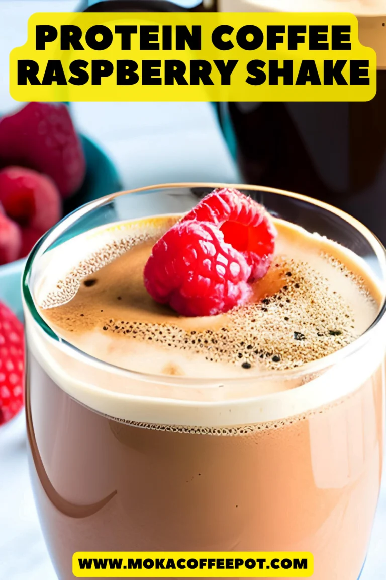 Protein Coffee Raspberry Shake