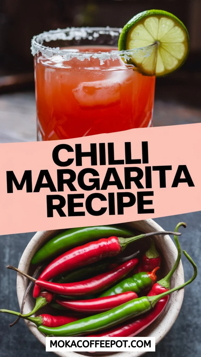 Chilli Margarita Recipe with Smoked Paprika: Spicy, Bold Beverages for Adventurous Parties