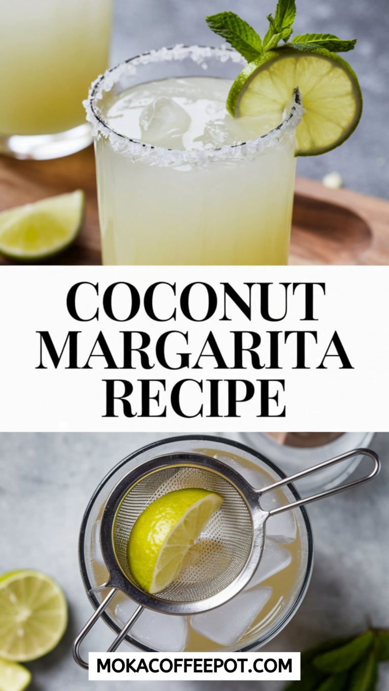 Coconut Margarita with Toasted Coconut Flakes: Fun Tropical Drinks for Perfect Party Gatherings Coconut Margarita with Toasted Coconut Flakes: Fun Tropical Drinks for Perfect Party Gatherings