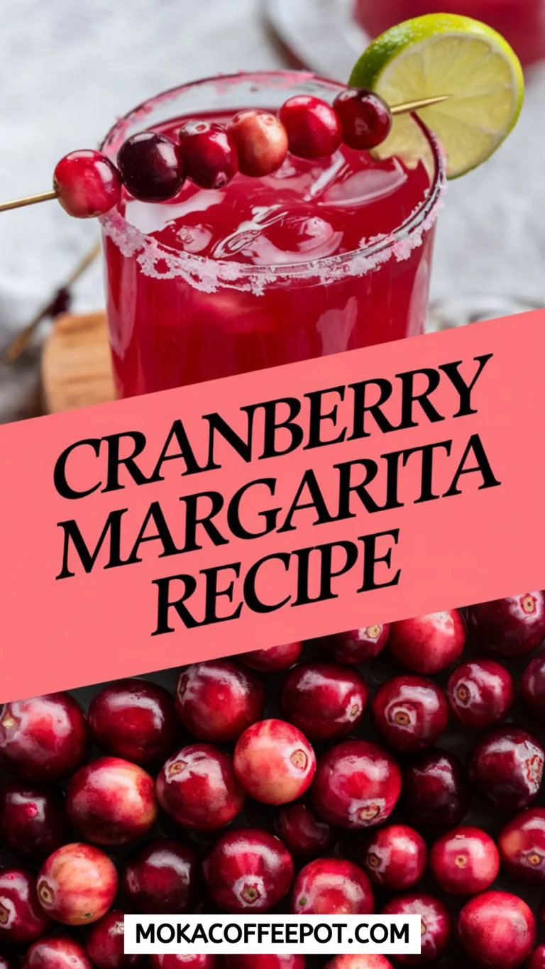 Cranberry Margarita with Rosemary Sprigs: Best Fresh Drinks for Holiday Party Celebrations Cranberry Margarita with Rosemary Sprigs_ Best Fresh Drinks for Holiday Party Celebrations