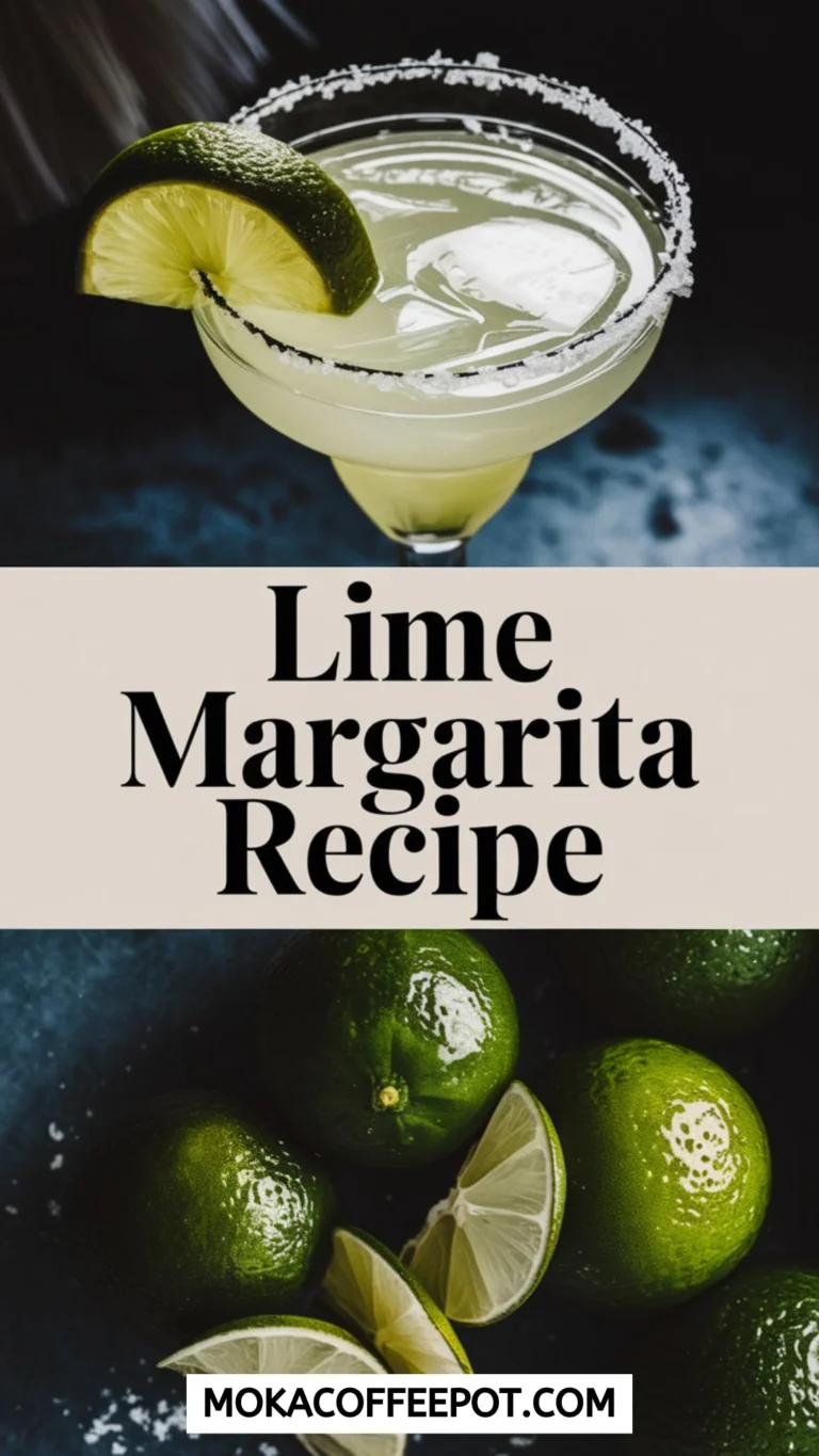 Lime Margarita Recipe with Citrus Twist: Fresh, Tangy Beverages Perfect for BBQ Drinks