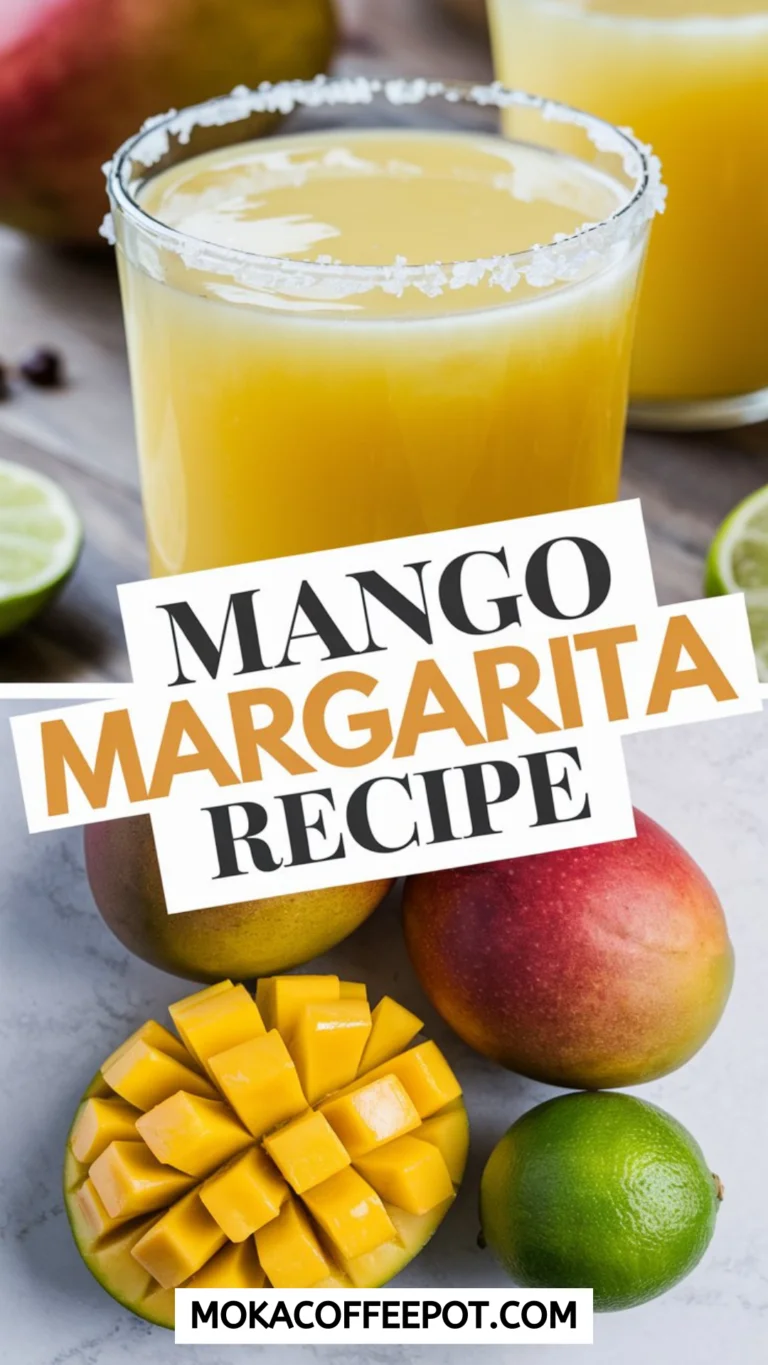 Mango Margarita with Chili Lime Salt_ Best Fresh Drinks for Perfect Party Gatherings