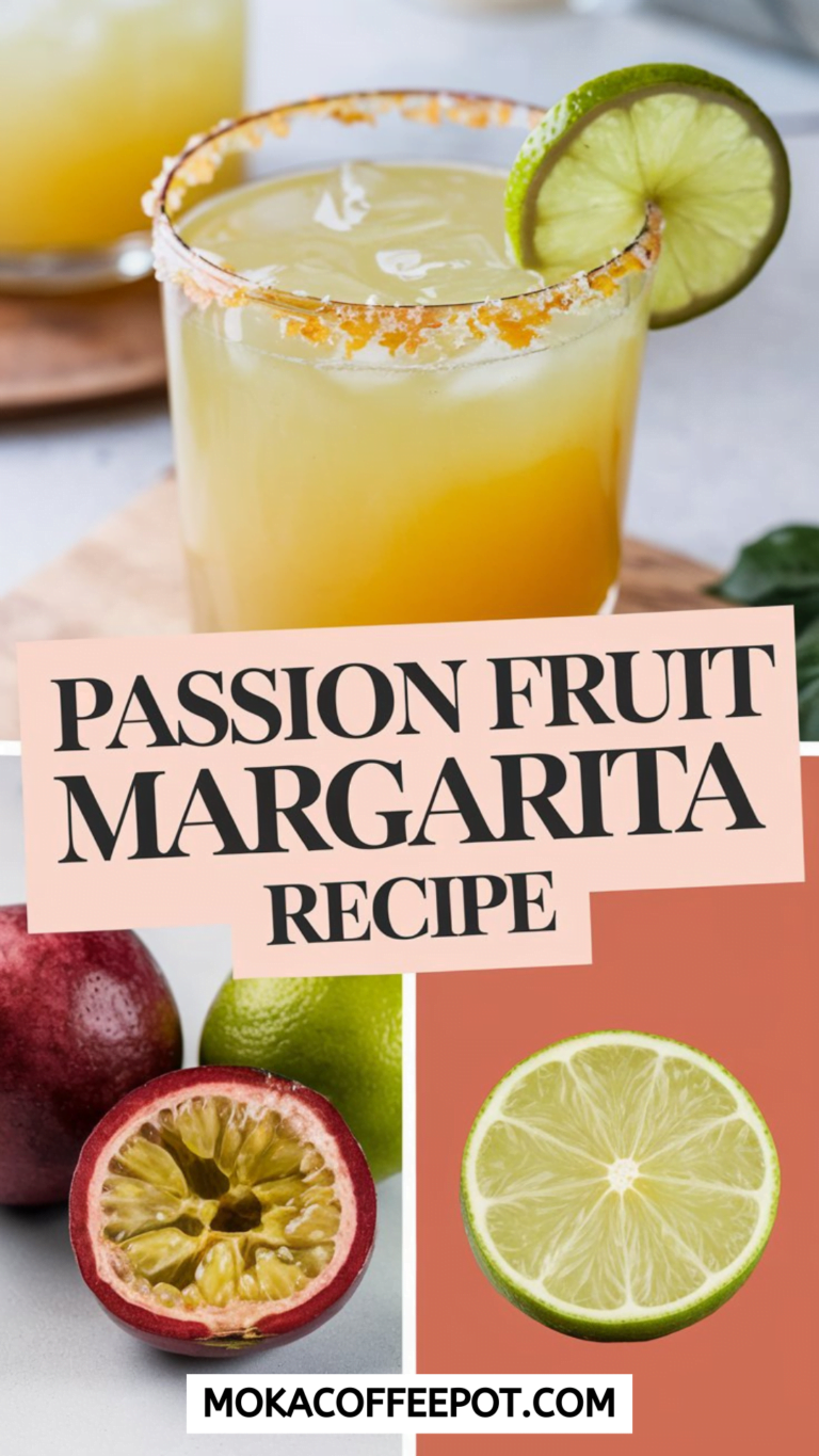 Passion Fruit Margaritas with Lime Wedges: Fresh, Fruity Drinks for Fun Party Moments