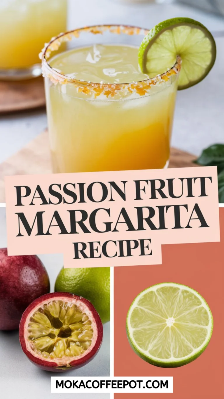Passion Fruit Margaritas with Lime Wedges: Fresh, Fruity Drinks for Fun Party Moments Passion Fruit Margaritas with Lime Wedges_ Fresh, Fruity Drinks for Fun Party Moments
