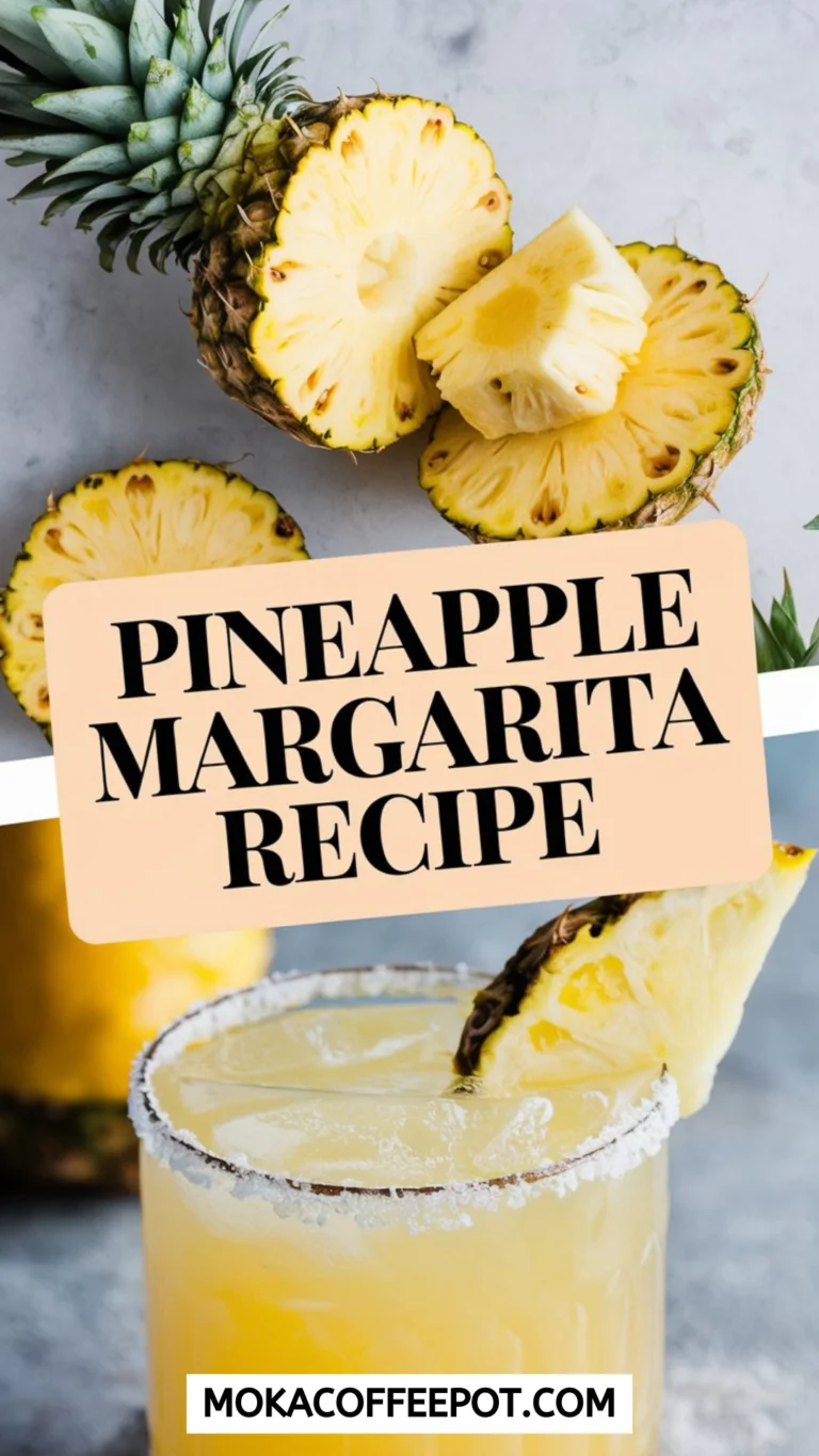 Pineapple Margarita with Mint Leaves: Fun Tropical Beverages Perfect for BBQ Drinks Pineapple Margarita with Mint Leaves: Fun Tropical Beverages Perfect for BBQ Drinks