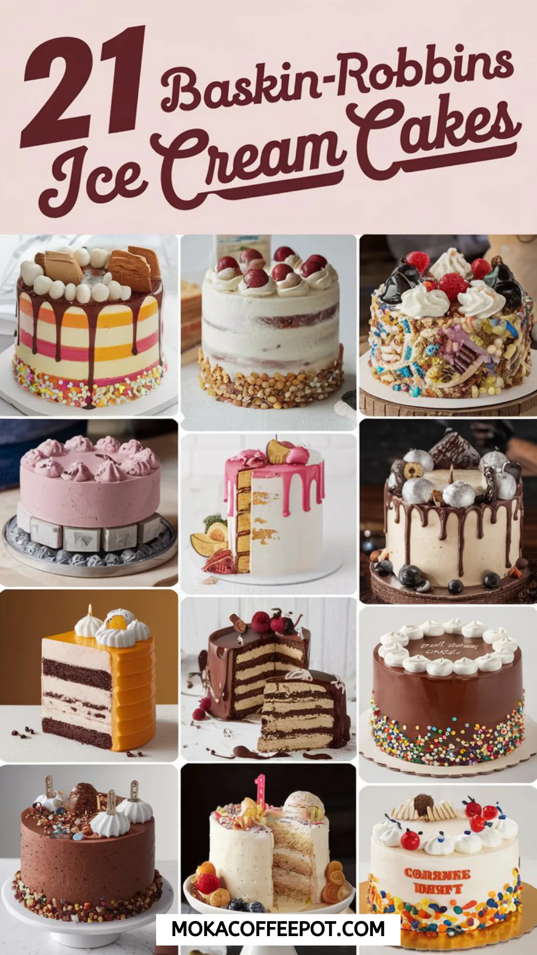 21 Baskin-Robbins Ice Cream Cakes 21 Baskin-Robbins Ice Cream Cakes