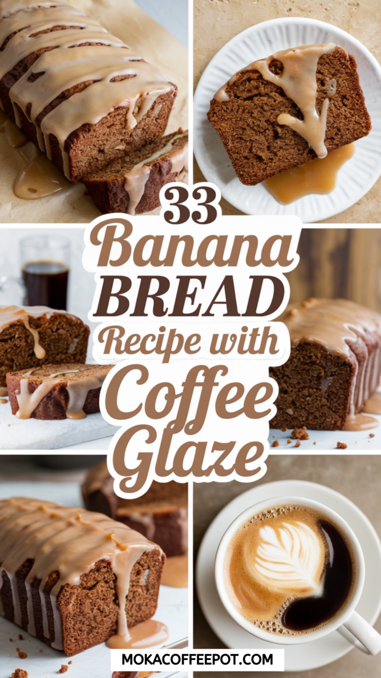33 Banana Bread Recipe with Coffee Glaze