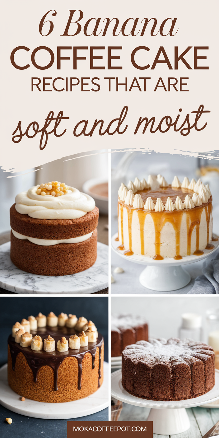 6 Banana Coffee Cake Recipes That Are Soft and Moist