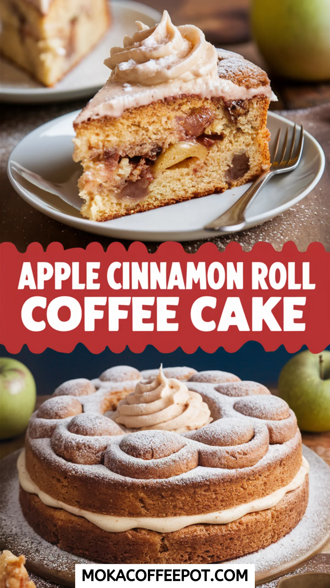 Apple Cinnamon Roll Coffee Cake Apple Cinnamon Roll Coffee Cake