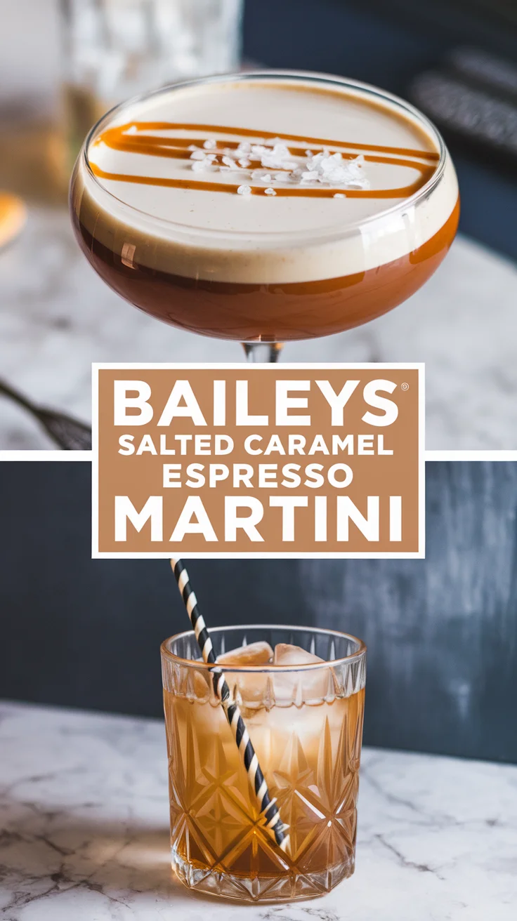 Baileys Salted Caramel Espresso Martini: Recipe with Vodka and Kahlua