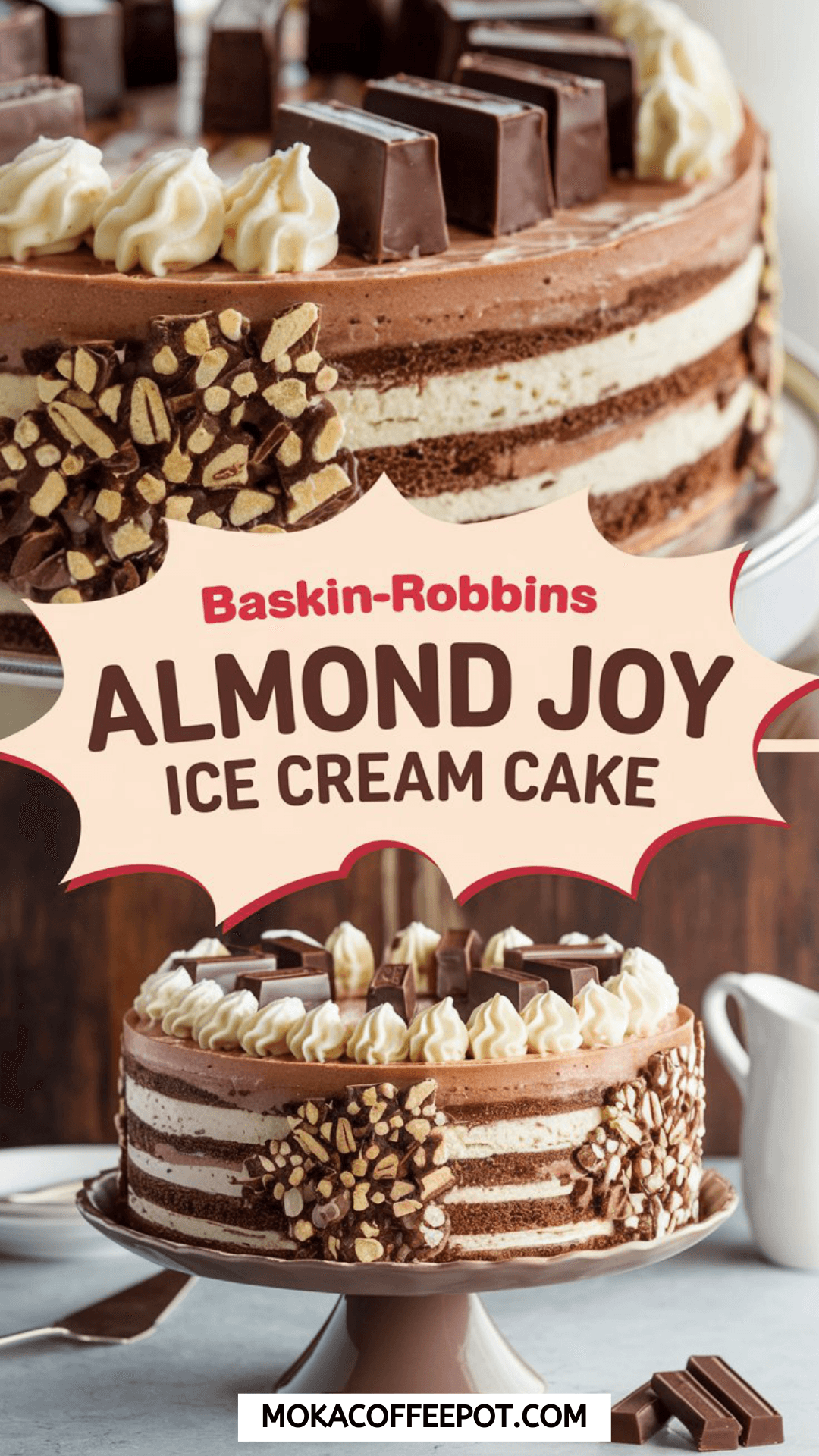 Baskin-Robbins Almond Joy Ice Cream Cake Baskin-Robbins Almond Joy Ice Cream Cake