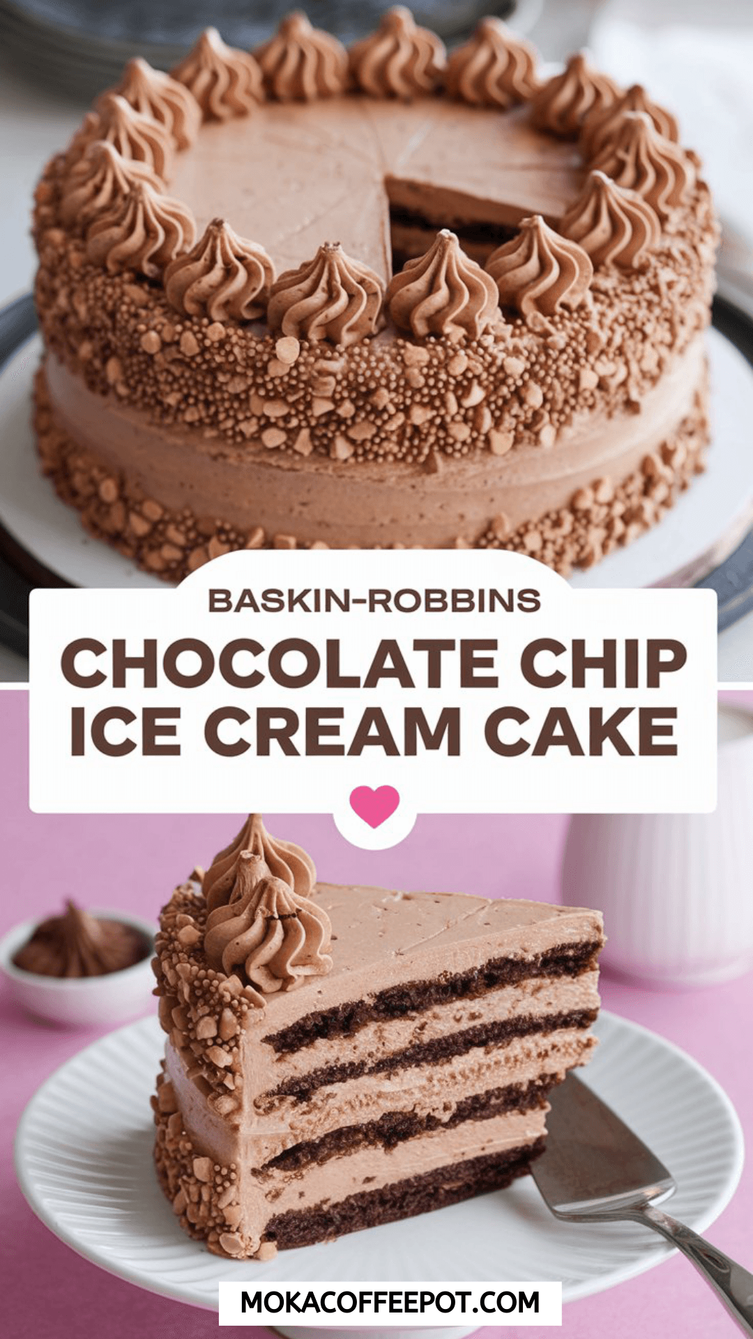 Baskin-Robbins Chocolate Chip Ice Cream Cake Baskin-Robbins Chocolate Chip Ice Cream Cake