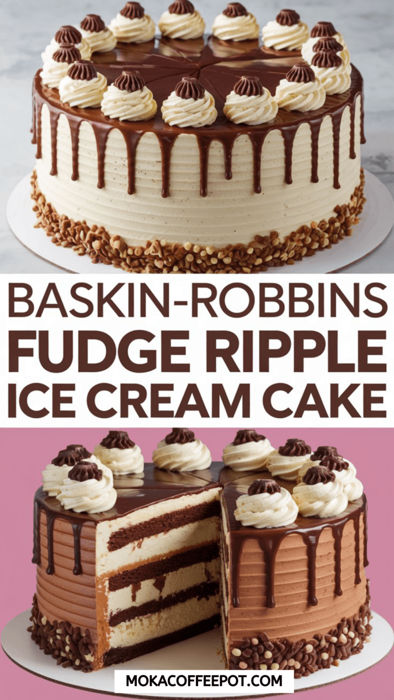 Baskin-Robbins Fudge Ripple Ice Cream Cake Baskin-Robbins Fudge Ripple Ice Cream Cake