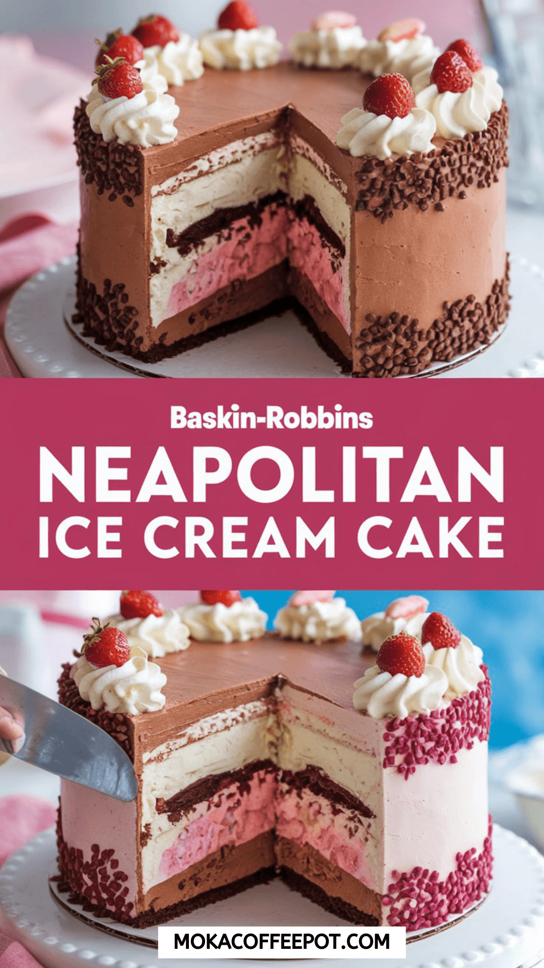 Baskin-Robbins Neapolitan Ice Cream Cake Baskin-Robbins Neapolitan Ice Cream Cake