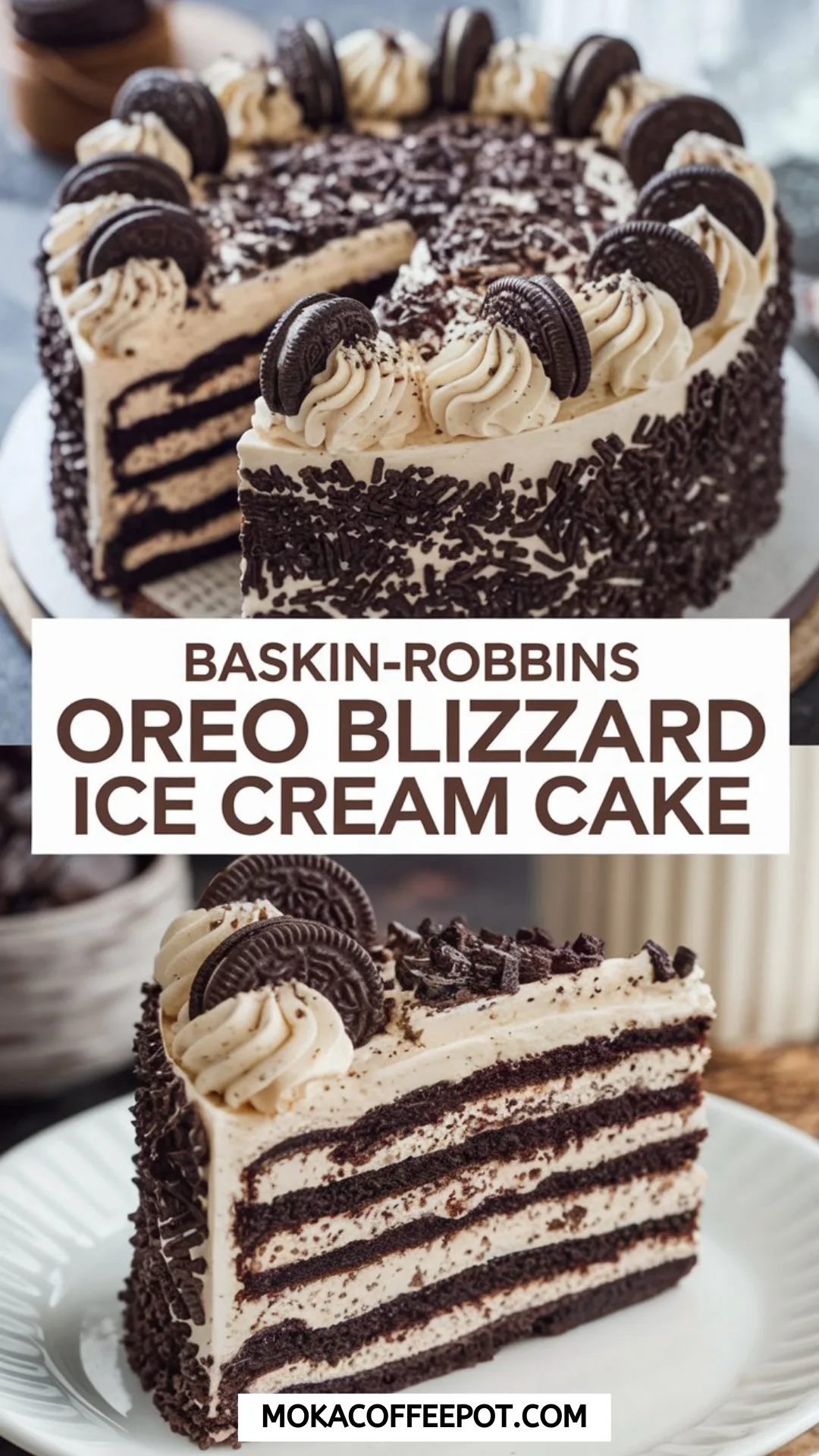 Baskin-Robbins Oreo Blizzard Ice Cream Cake Baskin-Robbins Oreo Blizzard Ice Cream Cake