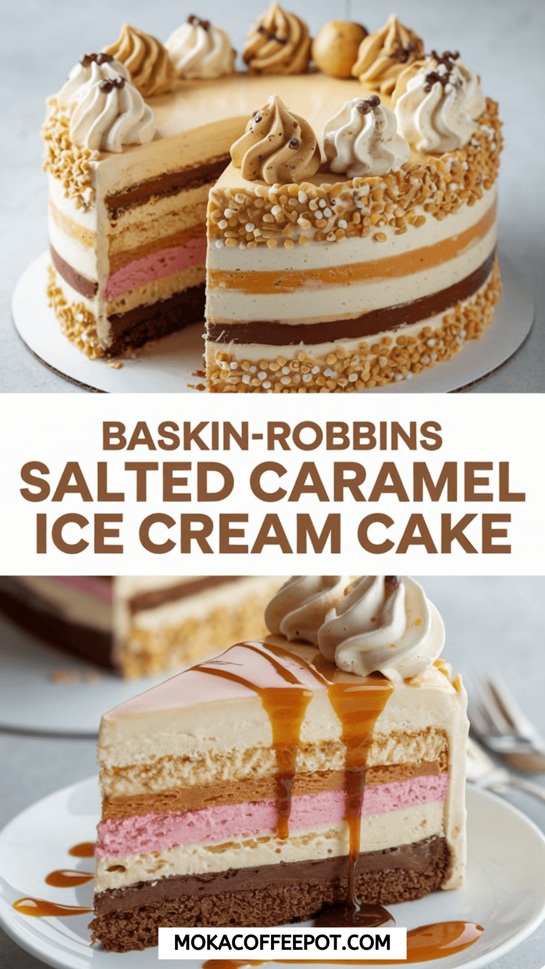 Baskin-Robbins Salted Caramel Ice Cream Cake Baskin-Robbins Salted Caramel Ice Cream Cake