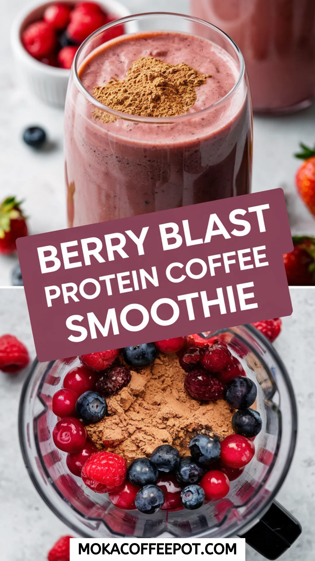 Berry Blast Protein Coffee Smoothie Recipe